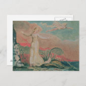 William Blake | Het boek Thel; Bord 4 Briefkaart (Voorkant / Achterkant)