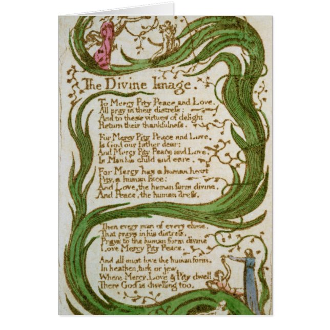 William Blake | Het goddelijke Afbeelding van de l (Voorkant)