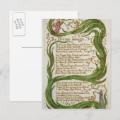 William Blake | Het goddelijke Afbeelding van de l Briefkaart (Voorkant / Achterkant)