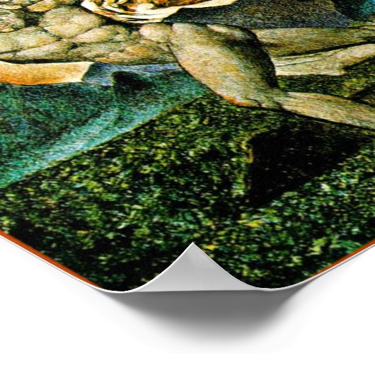 William Blake: Het lichaam van Abel gevonden door Poster (Hoek)