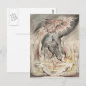 William Blake: Illustratie Christus nationaliteit Briefkaart (Voorkant / Achterkant)