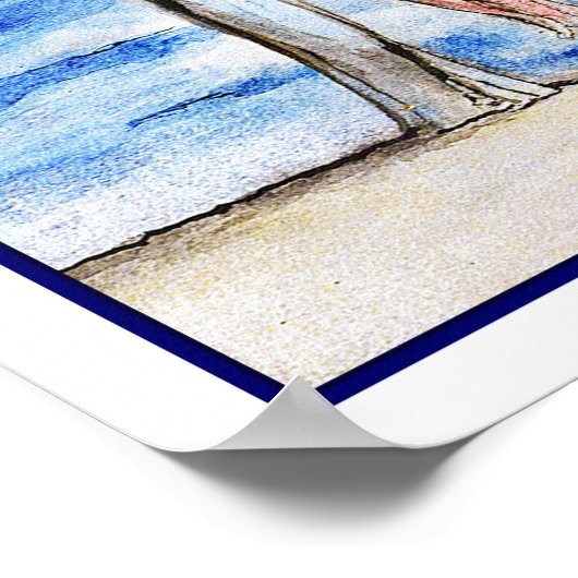 William Blake Illustration: Dante's goddelijke Com Poster (Hoek)