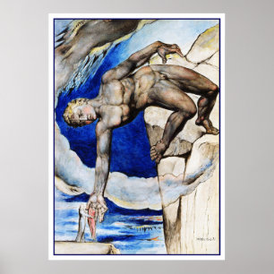 William Blake Illustration: Dante's goddelijke Com Poster