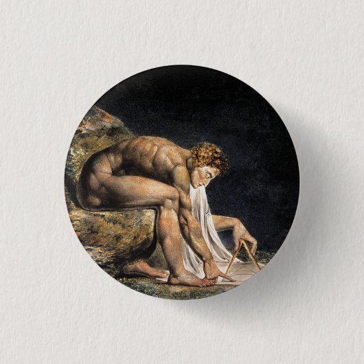 William Blake Isaac Newton Button (Voorkant)