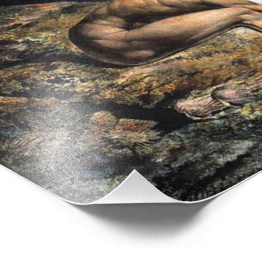 William Blake Isaac Newton Foto Afdruk (Hoek)