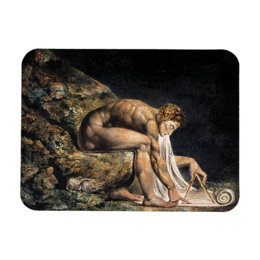 William Blake Isaac Newton Magnet Magneet (Horizontaal)