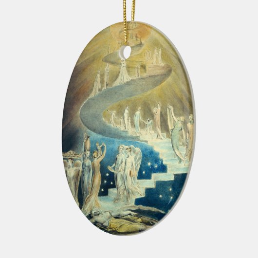 William Blake Jacob's Ladder Keramisch Ornament (Links)