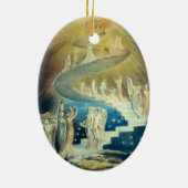 William Blake Jacob's Ladder Keramisch Ornament (Achterkant)