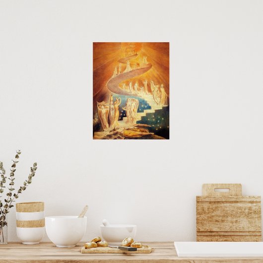 William Blake Jacob's Ladder Poster (Keuken)