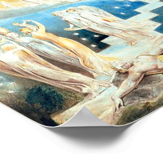 William Blake Jacob's Ladder Poster (Hoek)