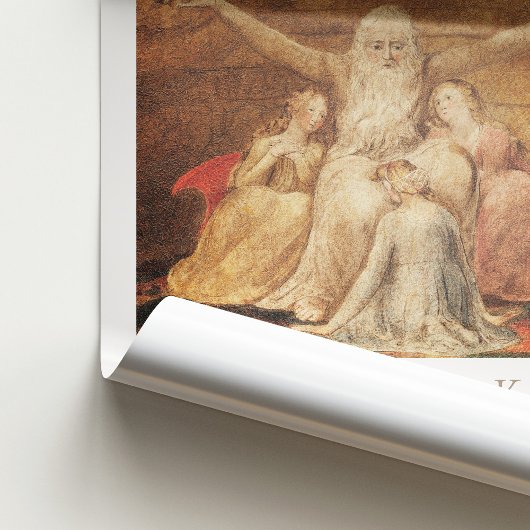 William Blake Job en zijn dochters Kunst Poster
