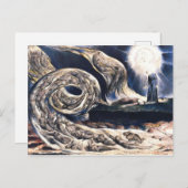 William Blake Lovers' Whirlwind illustreert de hel Briefkaart (Voorkant / Achterkant)