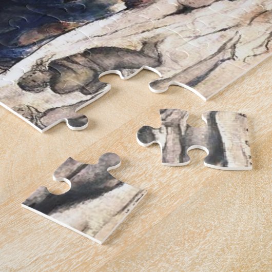 William Blake Lovers' Whirlwind illustreert de hel Legpuzzel (Zijkant)