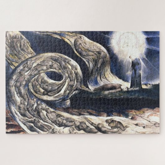 William Blake Lovers' Whirlwind illustreert de hel Legpuzzel (Horizontaal)