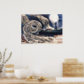 William Blake Lovers' Whirlwind illustreert de hel Poster (Keuken)