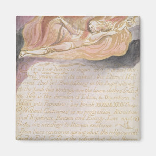 William Blake   "Met een nieuwe hemel" Magneet