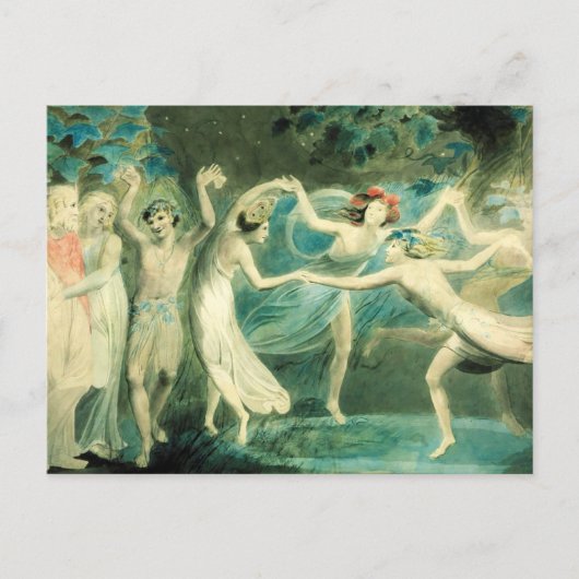 William Blake MidSummer Night's Dream Briefkaart (Voorkant)
