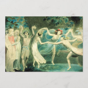 William Blake MidSummer Night's Dream Invitations Kaart