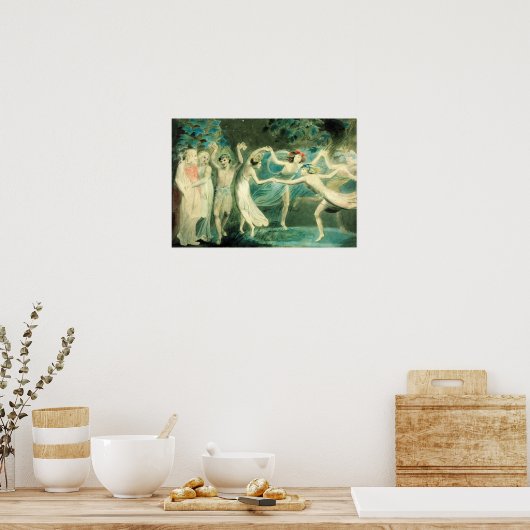 William Blake MidSummer Night's Dream Poster (Keuken)