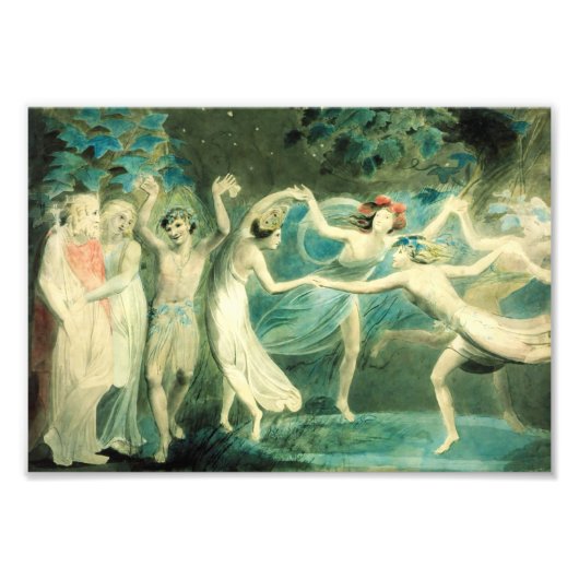 William Blake MidSummer Night's Dream Print Foto Afdruk (Voorkant)