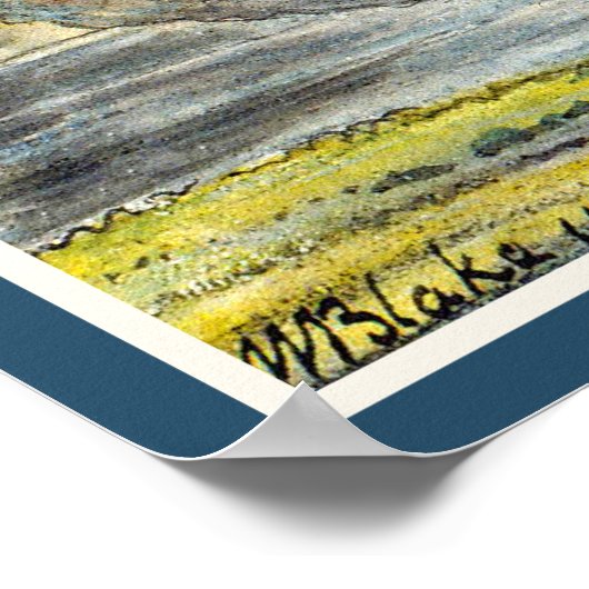 William Blake: Milton's mysterieuze droom Poster (Hoek)