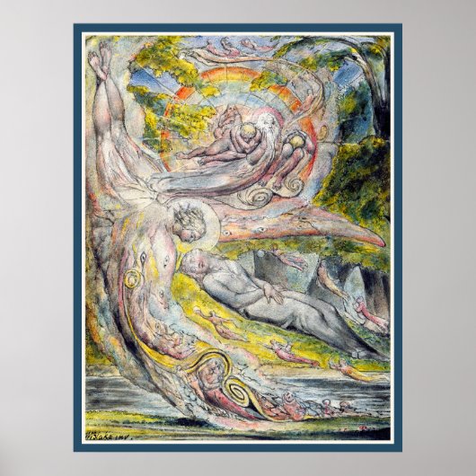 William Blake: Milton's mysterieuze droom Poster (Voorkant)