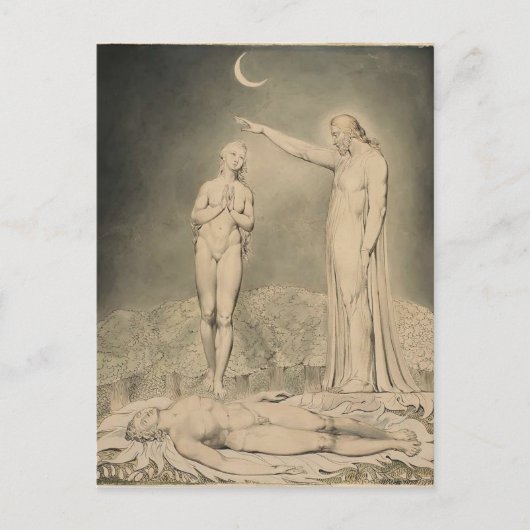 William Blake: Milton's Paradise Lost Briefkaart (Voorkant)