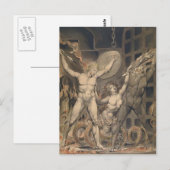 William Blake: Milton's Paradise Lost Briefkaart (Voorkant / Achterkant)