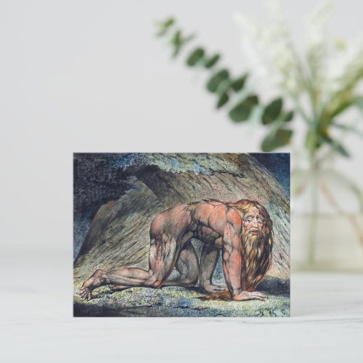 William Blake Nebuchadnezzar Briefkaart (Staand voorkant)