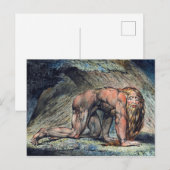 William Blake Nebuchadnezzar Briefkaart (Voorkant / Achterkant)