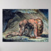 William Blake Nebuchadnezzar Poster (Voorkant)