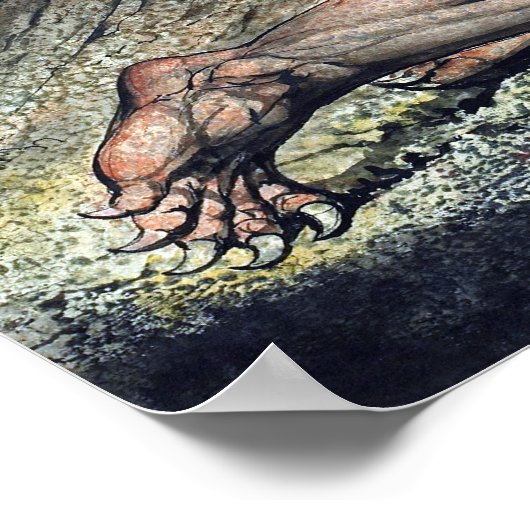 William Blake Nebuchadnezzar Poster (Hoek)