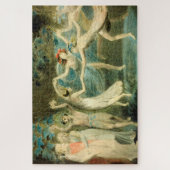 William Blake Oberon, Titania en Puck met Fairie Legpuzzel (Verticaal)