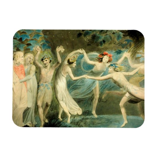 William Blake Oberon, Titania en Puck met Fairie Magneet (Horizontaal)