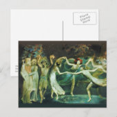 William Blake Oberon Titania en Puck met feiries Briefkaart (Voorkant / Achterkant)