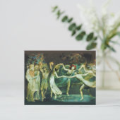 William Blake Oberon Titania en Puck met feiries Briefkaart (Staand voorkant)