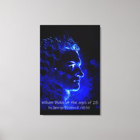 William Blake op 28 Canvas Afdruk (Voorkant)