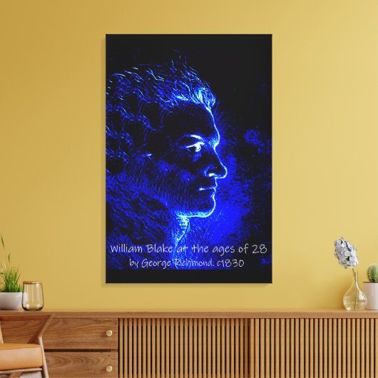 William Blake op 28 Canvas Afdruk (Insitu (Woonkamer))