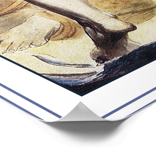 William Blake Poster Print: Grote Rode draak (Hoek)