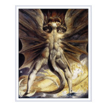 William Blake Poster Print: Grote Rode draak