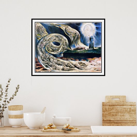 William Blake Poster Print: "Whirlwind of Lovers" (Keuken)