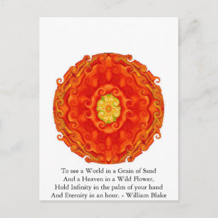 William Blake Quote Briefkaart