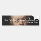 William Blake Quote Bumpersticker (Voorkant)