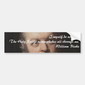 William Blake Quote Bumpersticker