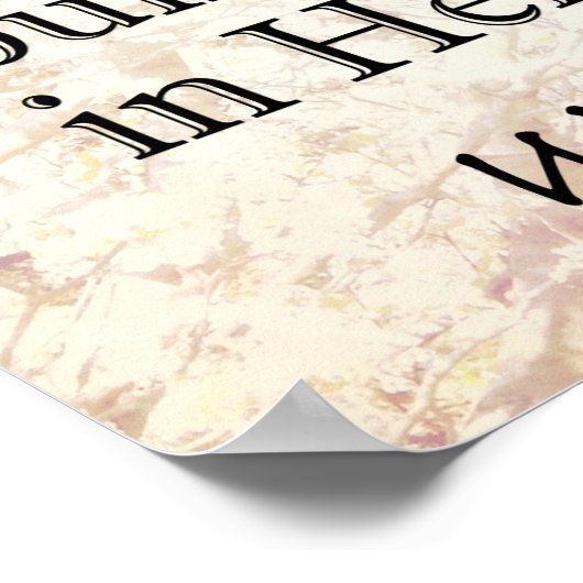 William Blake Quote - Heaven in Hell's Despair Poster (Hoek)