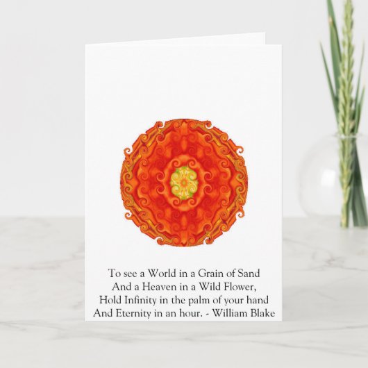 William Blake Quote Kaart (Voorkant)
