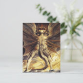 William Blake Red Dragon Briefkaart (Staand voorkant)