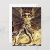 William Blake Red Dragon Briefkaart (Voorkant / Achterkant)
