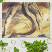 William Blake Red Dragon Kitchen Towel Theedoek (Gevouwen)