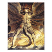William Blake Red Dragon Print Foto Afdruk (Voorkant)